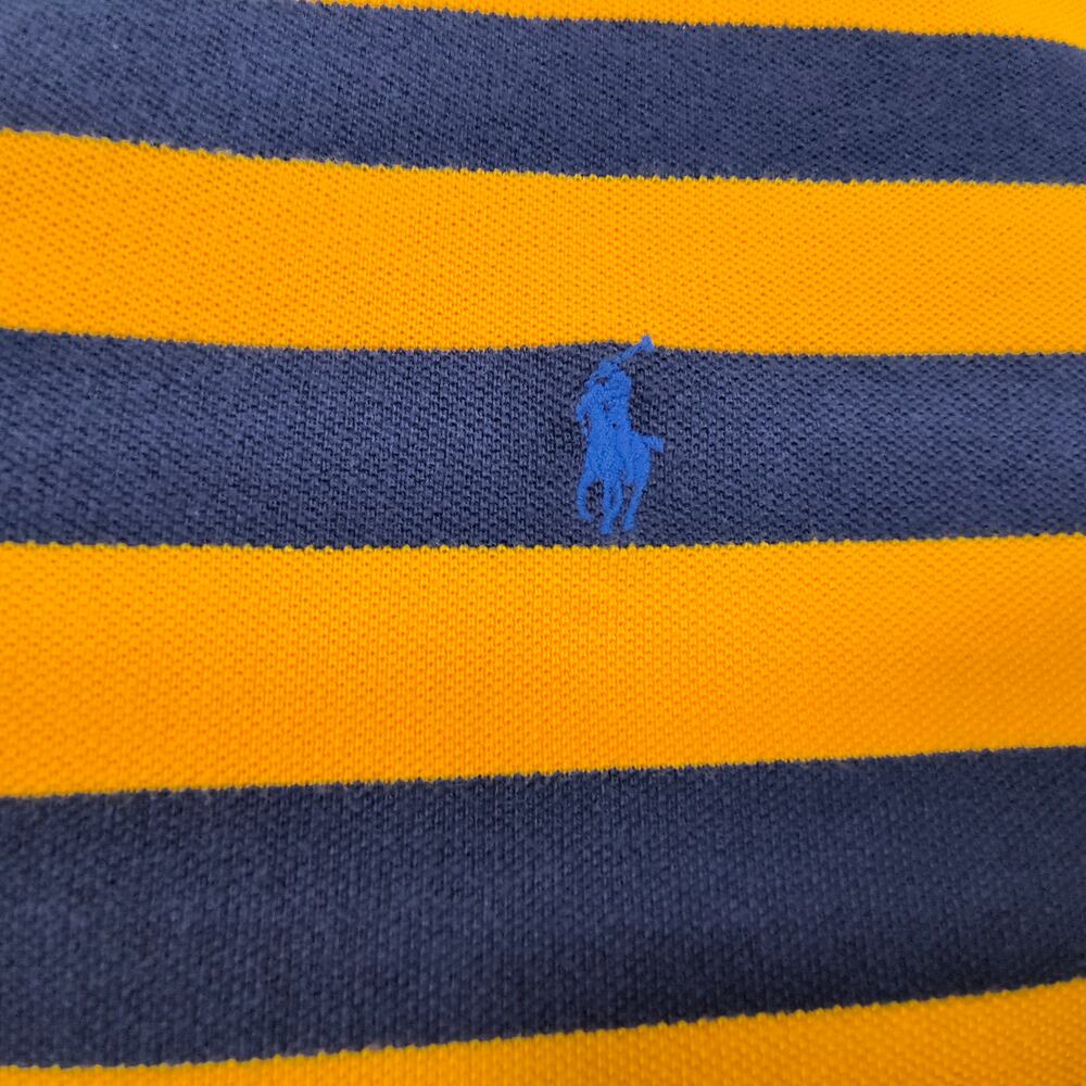 Polo by Ralph Lauren Casual Short Sleeve Collared Polo Shirt Mens Size XL Yellow - Picture 4 of 9